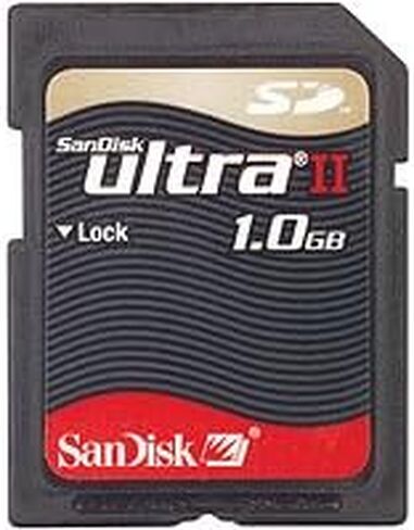 بطاقة الذاكرة الرقمية الآمنة Ultra II سعة 1 جيجابايت من SanDisk SDSDH-1024-901 (حزمة البيع بالتجزئة) in Saudi Arabia