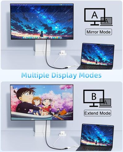 USB-C and Lightning to HDMI Adapter for iPhone ipad to TV [2026 New, MFi Certified, 100W PD], 4K@60 Hz Sync Screen Apple Lightning to Digital AV Adapter for for iPhone 17/16/15/iPad/MacBook to HDTV in Saudi Arabia