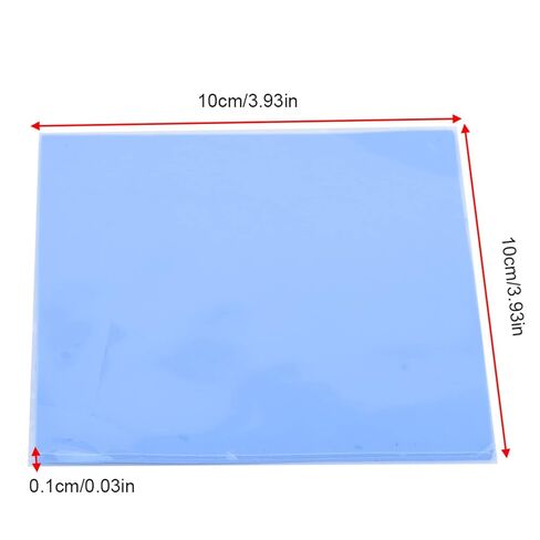 Thermal Pads 1mm Thermal Pad for Pi 4b T 2PCS 100mm X 100mm X 1mm CPU Conductive Silicone Pads for Heatsink Cooling in Saudi Arabia