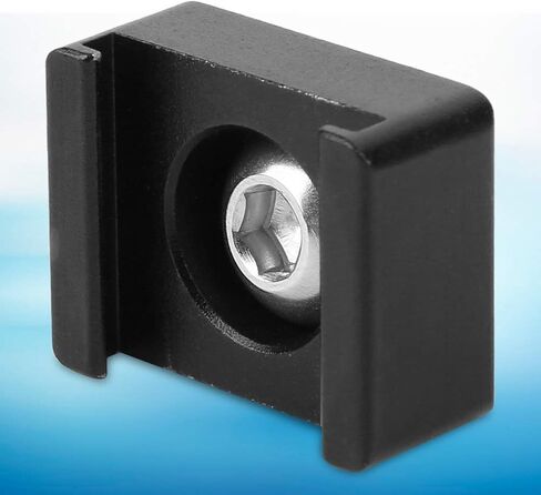 Cold Shoe Mount Adapter Base, Camera SLR Cage Quick Release Expansion Fixed Accessories, Aluminum Alloy Black Lightweight, for DSLR Cameras Video Photography in Saudi Arabia