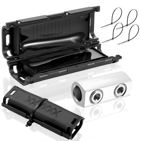 Relaxweex 3 Sets Underground Wire Splice Kit Suit with Protective Casing and Ties for 2-4/0 Range Direct Burial Uf Wire Handle up to 600 Volts Maximum Includes Connectors and Electrical Cable in Saudi Arabia