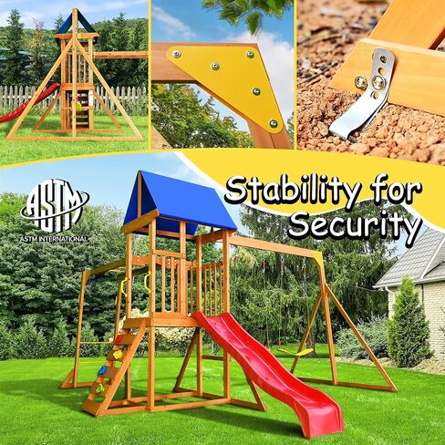 مجموعات الملعب لأفراد الخلفية ، شريحة صغيرة وأرجوحة مع طوق لكرة السلة للأطفال من 3 إلى 6 سنوات ، متسلق الأطفال الصغار ، شبكة كرة القدم ، تلسكوب ، لوحة رسم ، ألعاب خشبية مثالية in Saudi Arabia
