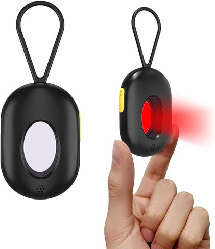 Hidden Camera Detector,Anti-Spy Camera Detector & Hidden Insect Detector,Vibration Alarm and LED Flashlight Rechargeable,4 Modes for Hotel, Travel Home & Office (Black) in Saudi Arabia