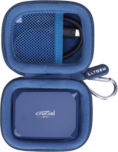 LTGEM External Solid State Drive Case Compatible with Crucial X10 External Solid State Drive, Blue(Case Only) in Saudi Arabia