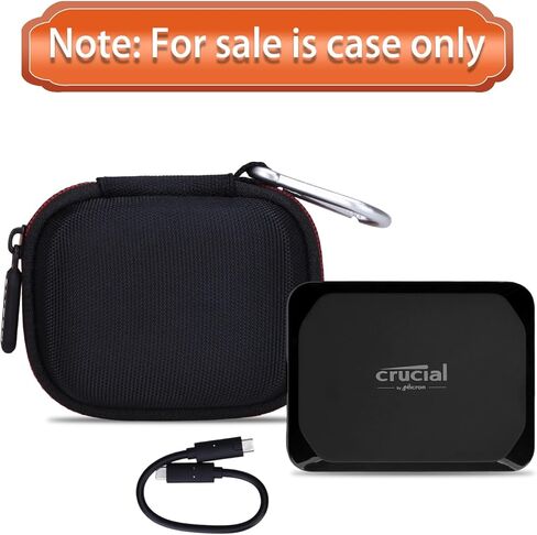 LTGEM External Solid State Drive Case Compatible with Crucial X10 External Solid State Drive, Blue(Case Only) in Saudi Arabia