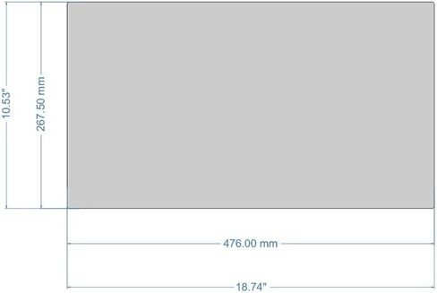 2 Way Privacy Filter for ViewSonic 21.5" Computer Monitor Aspect Ratio 16:9 [Non Touch] Anti Scratch Filter Radiation in Saudi Arabia