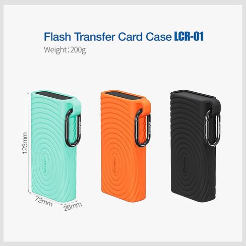 محول قارئ بطاقات SD 2 في 1 عالي السرعة من LEOFOTO متوافق مع USB 3.2 CFexpress Type A/CFexpress Type B/SD حامل حقيبة تخزين بطاقة SD للكاميرات والهواتف الذكية والطائرات بدون طيار وكاميرات الحركة (أخضر) in Saudi Arabia