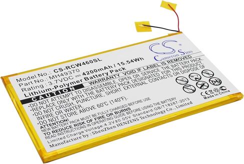 FITHOOD Battery Replacement for RCA 10", RCT6203W46, RCT6203W46 10" Part NO MH49370 in Saudi Arabia