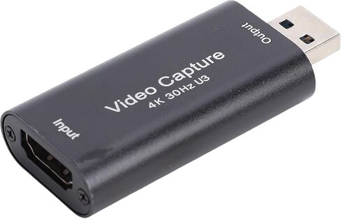 EBTOOLS Video Capture Card, 4K 30hz HDMI to USB 3.0 Capture Card, Audio and Video, Low Latency, Plug and Play, for Streaming, Gaming, Online Meeting in Saudi Arabia