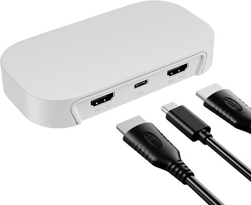 بطاقة التقاط 4K60HDR HD 2.0 جهاز التقاط الألعاب USB 3.2 Gen1 Type - C، HDR10 & VRR دعم المرور - زمن استجابة منخفض 50 مللي ثانية، التوصيل والتشغيل للبث والتسجيل على الكمبيوتر الشخصي وC in Kuwait
