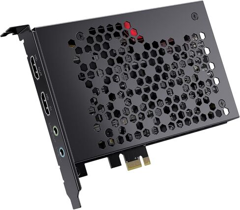4K HD Video Card with Low Latency, PCIe Gen3 for Gaming Streaming Recording, OBS Compatible, for Pro Content Creators in Saudi Arabia