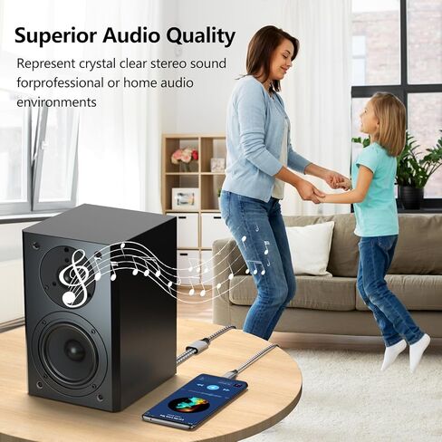 كابل محول ستيريو USB C إلى 2 RCA، كابل صوت TYP-C إلى 2 RCA، مناسب لأجهزة التلفاز وأجهزة الكمبيوتر والهواتف المحمولة ومشغلات MP3 ومكبرات الصوت وراديو السيارة والأجهزة اللوحية ومكبرات الصوت ومكبرات الصوت وما إلى ذلك. in Kuwait