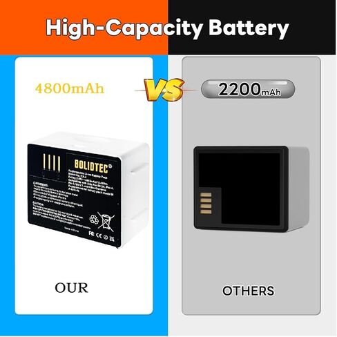 High Endurance Replacement Batteries Compatible with Arlo Pro 5S 2K, Pro 4, Pro 3, Ultra 2 and Ultra Cameras VMA5400 （3.85V 4800mAh） in Saudi Arabia