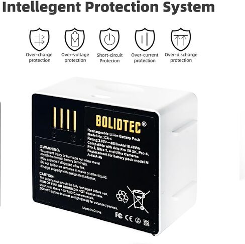High Endurance Replacement Batteries Compatible with Arlo Pro 5S 2K, Pro 4, Pro 3, Ultra 2 and Ultra Cameras VMA5400 （3.85V 4800mAh） in Saudi Arabia