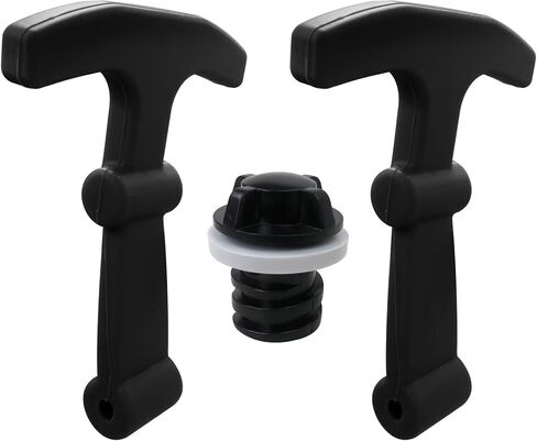 Cooler Maintenance Set T-Handle Latches & Drain Plug Replacement - Universal Fit for RTIC/YETI in Saudi Arabia