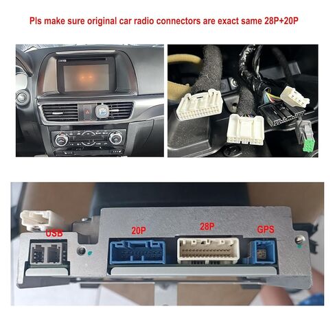 يناسب مازدا 3 Axela CX-3 CX-5 مازدا 6 أتينزا مع مضخم Bose راديو السيارة ستيريو التحديثية الأسلاك تسخير محول in Kuwait