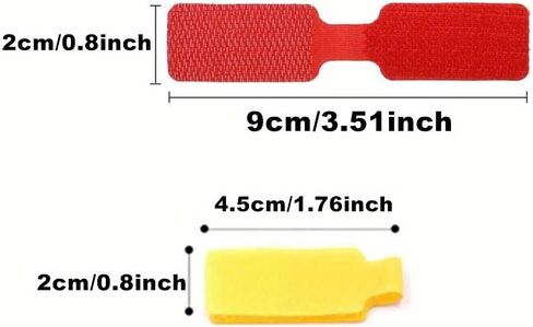 32 Self-Locking Writable Cable Straps - Color-Coded Locking System for Managing Wires, Organizing Electronic Devices, TVs, Home & Office Cables, Reusable Cord Ties in Saudi Arabia