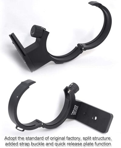 حلقة تثبيت حامل ثلاثي الأرجل، حامل دعم طوق العدسات بآلة CNC لعدسة Sony FE PZ 28-135 مم f/4 G OSS، لوحة إطلاق سريعة مدمجة من نوع ARCA متوافقة مع رأس كرة ثلاثي القوائم من Arca-Swiss PMG MARSACE Fit in Saudi Arabia