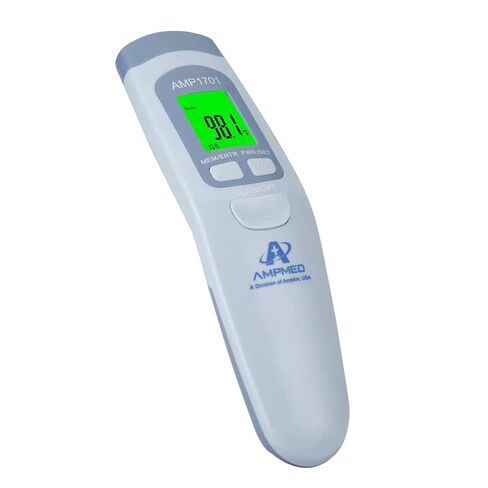 Amplim عدم الاتصال / عدم لمس ميزان حرارة الجبين للبالغين والأطفال والرضع، درجة طبية دقيقة بدون لمس ميزان حرارة مؤقت FSA HSA معتمد، أبيض in Kuwait