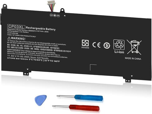 Emanjor CP03XL Laptop Battery for HP Spectre X360 Convertible 13-ae0xx 13-ae013dx 13-ae014dx 13-ae011dx 13-ae012dx 13-ae000 13t-ae000 13-ae049ng 13-ae040ng 929072-855 929066-421 CP03060XL HSTNN-LB8E in Saudi Arabia
