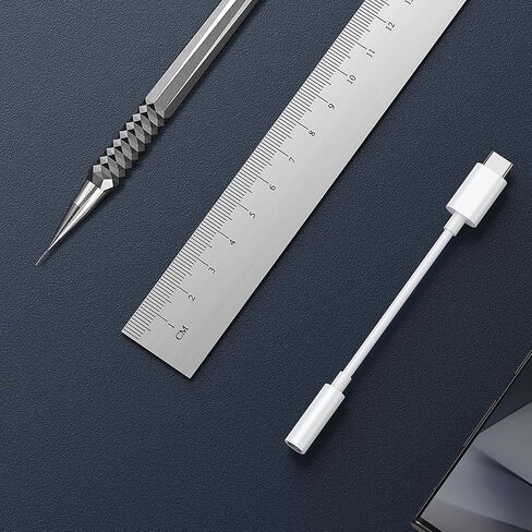 محول سماعة رأس USB-C إلى 3.5 مم - حزمة HiFi 2 متوافقة مع Apple iPhone 17 16 15 Samsung Galaxy S25 S24 S23 S22 S21 Plus Pro Max Ultra Pixel iPad - محول من النوع C إلى Aux Cord Jack Dongle in Saudi Arabia