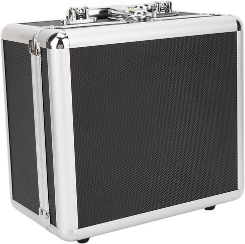 2.5in Hard Drive Storage Box, 20 Bays Double Security Lock, Shockproof with Sturdy Handle, EVA Material Buffer Pad, Convenient Handle,Black in Saudi Arabia
