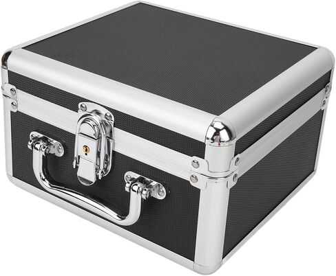 2.5in Hard Drive Storage Box, 20 Bays Double Security Lock, Shockproof with Sturdy Handle, EVA Material Buffer Pad, Convenient Handle,Black in Saudi Arabia