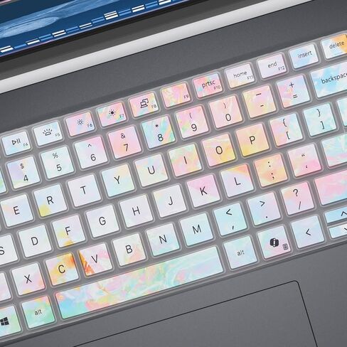 Keyboard Cover for 2026 2025 Dell 16 Laptop DC16250 DC16251 16 inch Laptop Keyboard Skin Protector (NOT FIT Dell Dell 16 Premium DA16250, Dell Pro 16/Pro 16 Plus/Pro Max 16)-Dazzle in Saudi Arabia