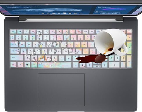 Keyboard Cover for 2026 2025 Dell 16 Laptop DC16250 DC16251 16 inch Laptop Keyboard Skin Protector (NOT FIT Dell Dell 16 Premium DA16250, Dell Pro 16/Pro 16 Plus/Pro Max 16)-Dazzle in Saudi Arabia