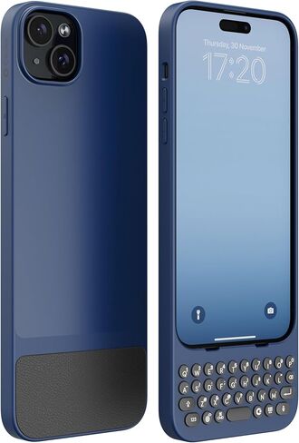 Clicks Keyboard for iPhone 15 Plus – Keyboard Case for Premium Typing Experience – Faster, Accurate Typing, Charge as Normal – Royal Ink in Saudi Arabia