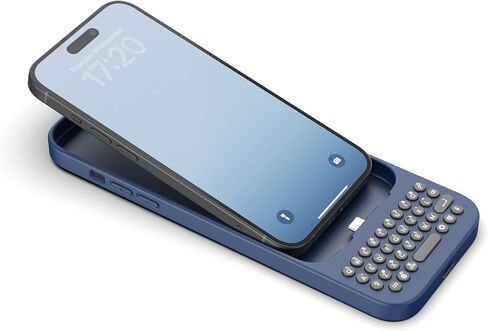 Clicks Keyboard for iPhone 15 Plus – Keyboard Case for Premium Typing Experience – Faster, Accurate Typing, Charge as Normal – Royal Ink in Saudi Arabia