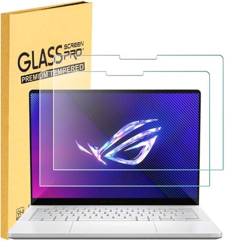 MUBUY-GOL 2-Pack Tempered Glass Screen Protector for 2026 2025 New ASUS ROG Zephyrus G14 GU405 GA403 14" AI Gaming Laptop 9H Hardness Anti-Scratch, Ultra HD Clear Bubble-Free in Saudi Arabia