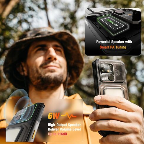 AGM G3 Pro Flagship Ultra Rugged Smartphone Android 15, 25fps Thermal Camera, 6.72" FHD+120Hz Display, MTK 7300, PD Fast & Wireless Charging, 10000mAh, NFC/GPS/Camping Light/116dB Speaker | 24GB+512GB in Saudi Arabia