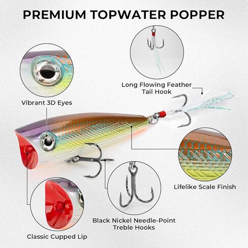 KastKing Superpower Braided Fishing Line and Lure Kit, 4X Braid Line with Hard & Soft Baits, Topwater, Jigs, Rigs&Jerkbaits, Complete Freshwater Fishing Gear Set for Bass,Trout & Walleye,Gift for Men in Saudi Arabia