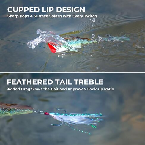 KastKing Superpower Braided Fishing Line and Lure Kit, 4X Braid Line with Hard & Soft Baits, Topwater, Jigs, Rigs&Jerkbaits, Complete Freshwater Fishing Gear Set for Bass,Trout & Walleye,Gift for Men in Saudi Arabia