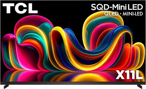 تي سي ال 85 بوصة كلاس X11L | SQD-ميني LED | 85X11L موديل 2026 | 144 هرتز السطوع النهائي والتباين دولبي فيجن | تعتيم دقيق يصل إلى LD20K | تلفزيون جوجل الذكي الجوزاء AI | دولبي أتموس بانج آند أولفسن in Kuwait