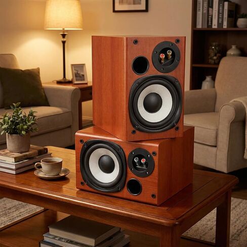 2 Pcs Speaker Box Terminal, 3" Round 2-Way Sub Box Terminals Double Binding Gold Plate Push Spring Loaded Jacks Speaker Terminal Cup in Saudi Arabia