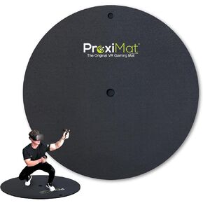 بساط الواقع الافتراضي - ProxiMat® Classic - بساط دائري مضاد للتعب للواقع الافتراضي - العب بكلتا القدمين على السجادة - متوافق مع Oculus Meta Quest وPlayStation VR وHTC Vive والمزيد (42 بوصة) in Kuwait