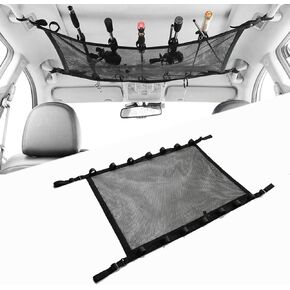 Car Fishing Rod Holder for Subaru XV Forester Outback Impreza BRZ WRX Legacy, Car Roof Fishing Rod Storage Rack Pole Storage Strap Adjustable Buckle Holder Pole carrier Rack Inside,B in Saudi Arabia