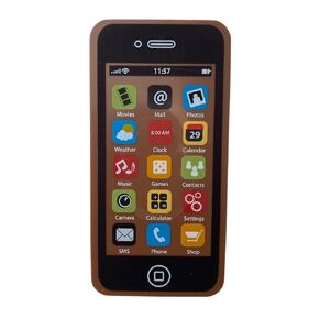 Weibler Chocolate Smartphone Holiday Stocking Stuffer, Edible Cell Phone Replica 1.4oz in Saudi Arabia
