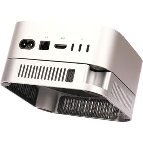 حامل M4 M5 Mac mini، حامل فضي لجهاز Mac mini 2024-2026 مع تهوية وتبريد تبديد الحرارة، وملحقات التثبيت على المكتب مع سيليكون مضاد للانزلاق وشبكات مقاومة للغبار in Kuwait