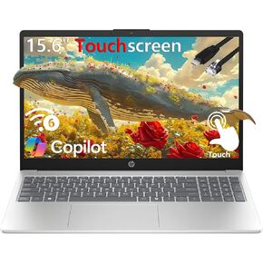كمبيوتر محمول بشاشة تعمل باللمس من HP خفيف الوزن للطلاب (إصدار 2026) • Office 365 • Intel Core i3 • ذاكرة وصول عشوائي (RAM) سعة 16 جيجابايت ومحرك أقراص SSD سعة 256 جيجابايت • شاشة مقاس 15.6 بوصة • لوحة مفاتيح رقمية • نظام التشغيل Windows 11 Home • كابل RJ in Kuwait