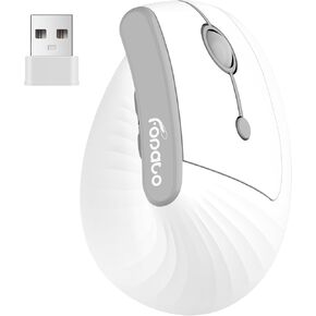 Ergonomic Vertical Mouse,Wireless Bluetooth 5.0 and 2.4G Mouse,Silent Click, 60% Reduced Wrist Pressure,3 Adjustable DPI for PC,Mac,Laptop,Computer,Home,Office Use (Black) in Saudi Arabia