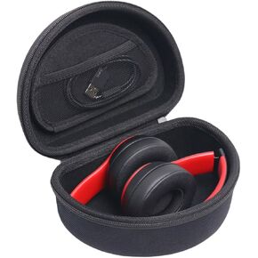 Hard Protective Travel Case Compatible with Beats Studio Pro/Solo 4 / Studio 3 / Solo 3 / Picun B9 / BERIBES/JLab JBuds Lux ANC Wireless Bluetooth Noise Cancelling Headphones,Black in Saudi Arabia