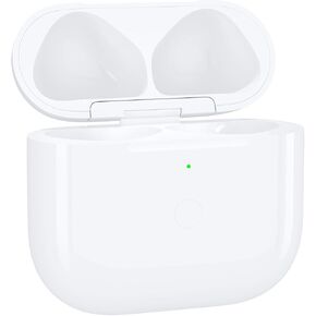Wireless Airpod 3 Charging Case Replacement with Lightning Port, Airpod Charging Case Only Compatible with Airpod 3, Sync Button, 600 mAh Battery, No Earbuds in Saudi Arabia