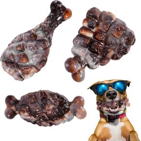 YINEYA Tough Dog Toys for Aggressive Chewers Large Breed, Dog Chew Toys for Aggressive Chewers, Indestructible Dog Toys for Large Dogs, Durable Dog Toys, Squeaky Dog Toys, Rubber Heavy Duty Dog Ball in Kuwait