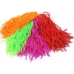 120pcs Soft Worm Body Squirmy Wormy Fly Tying Material San Juan Worm Earthworm Lure Baits Body for Trout Flies 2 Colors, Each Color 60pcs in Saudi Arabia