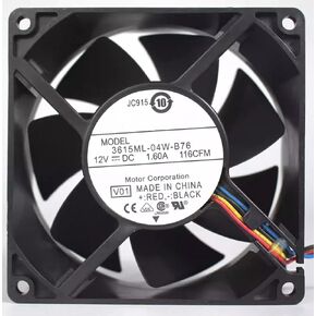 3615ML-04W-B76 مروحة تبريد ذات 4 أسلاك DC12V 1.60A 19.2W 90x90x38mm in Kuwait
