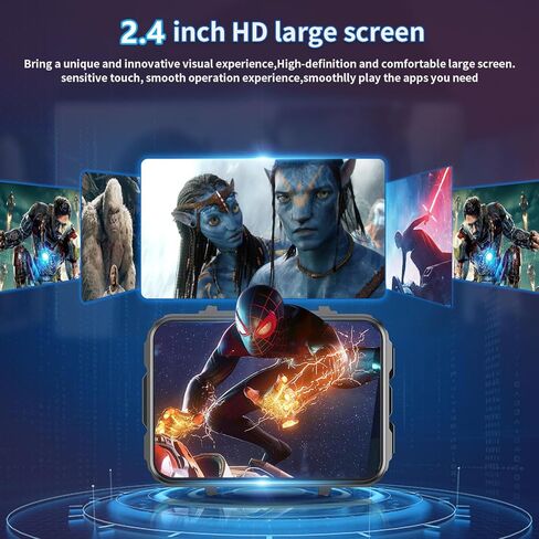 هاتف ساعة ذكية 4G، Android 10.7 MTK6762 رباعي النواة 4 جيجابايت + 64 جيجابايت ساعة ذكية 2.4 بوصة شاشة كبيرة للرجال 1500 مللي أمبير في الساعة كاميرا مزدوجة واي فاي بلوتوث نظام تحديد المواقع ومتتبع أنشطة اللياقة البدنية ساعات ذكية للرجال in Kuwait