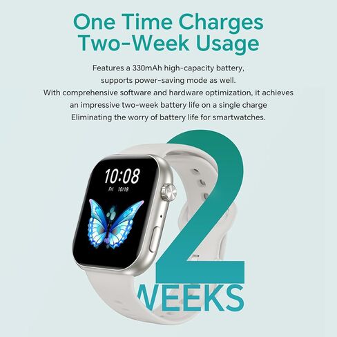 ساعة HONOR Choice Watch 2i، شاشة AMOLED مقاس 1.85 بوصة، ساعة ذكية للاتصال بالبلوتوث، عمر بطارية 14 يومًا، متوافقة مع Android وiOS، ساعة ذكية لمراقبة معدل ضربات القلب، IP68، أسود in Kuwait